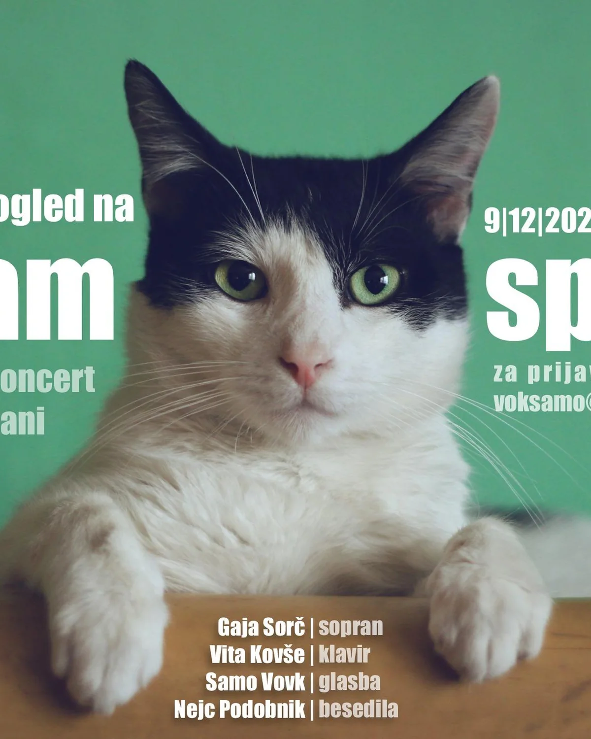 Gaja Sorč v produkciji Nov pogled na slovenski samospev